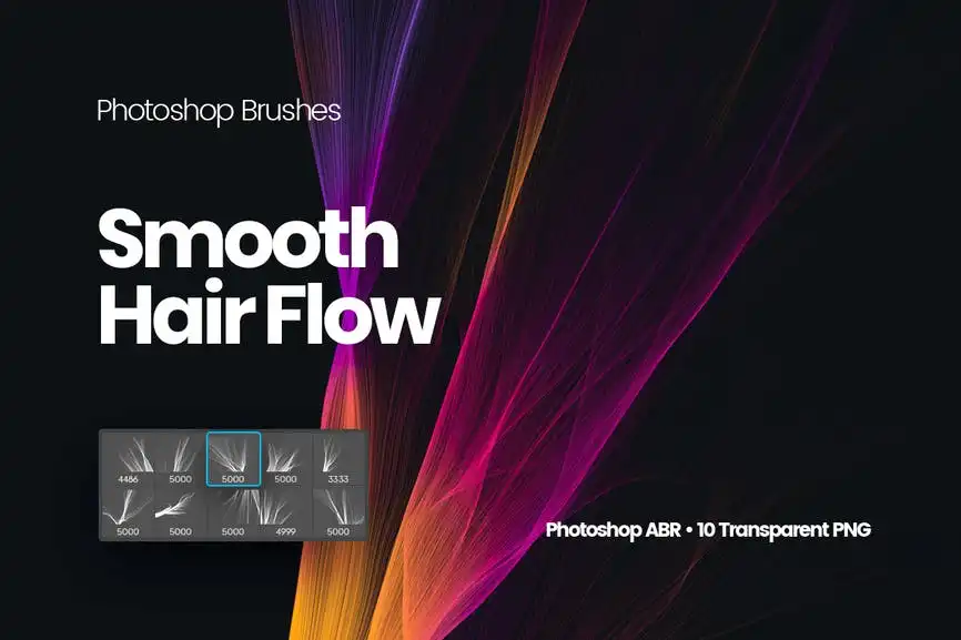 Smooth Hair Flow Photoshop Brushes 9 smooth hair flow photoshop brushes 11