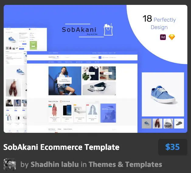 SobAkani Ecommerce Template