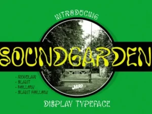 soundgarden font