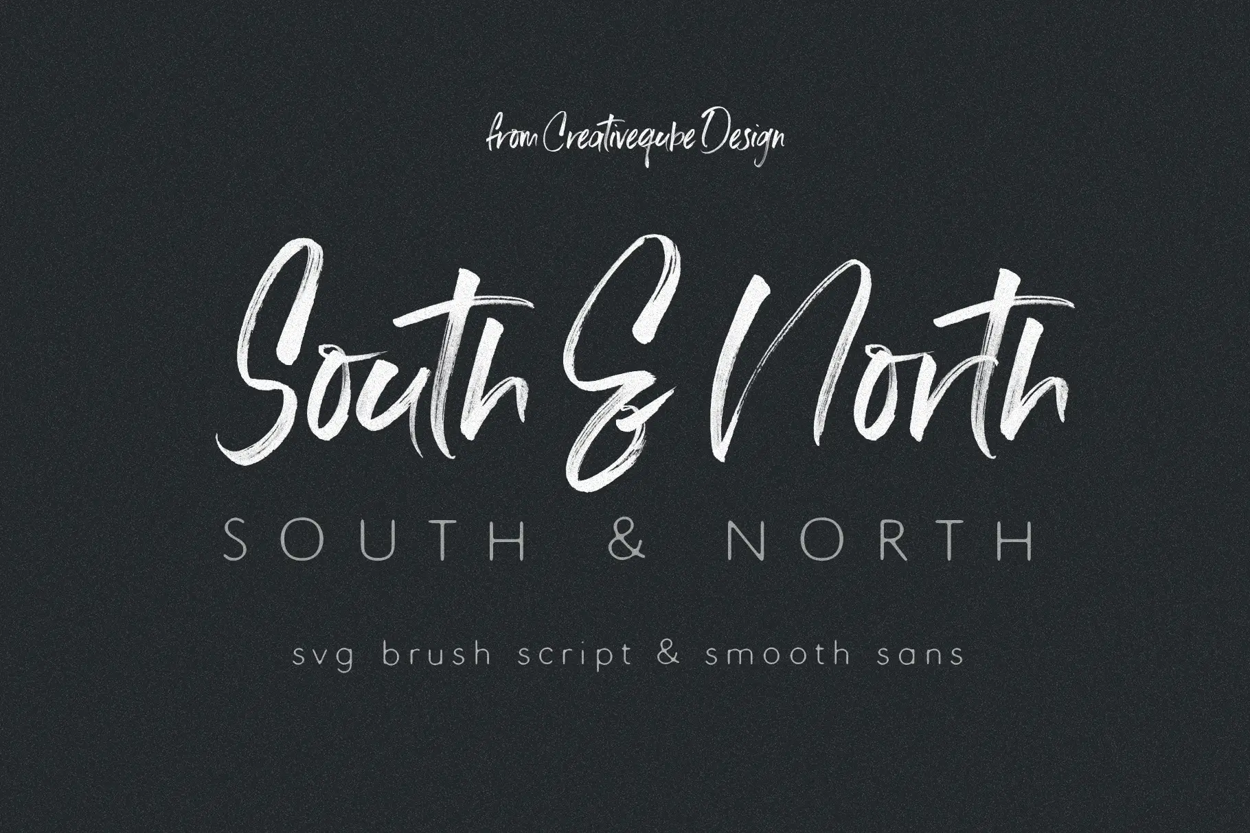 South & North Font Duo By Creativeqube