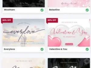 special bundle fonts collection 45 fonts 26 typefaces