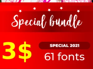 special bundle of lovely fonts