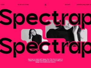 spectrap inktraped sans serif