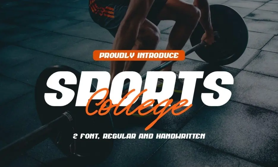 Sports College Font Duo