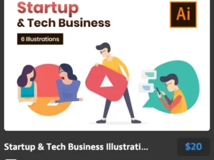 startup tech business illustrations 2