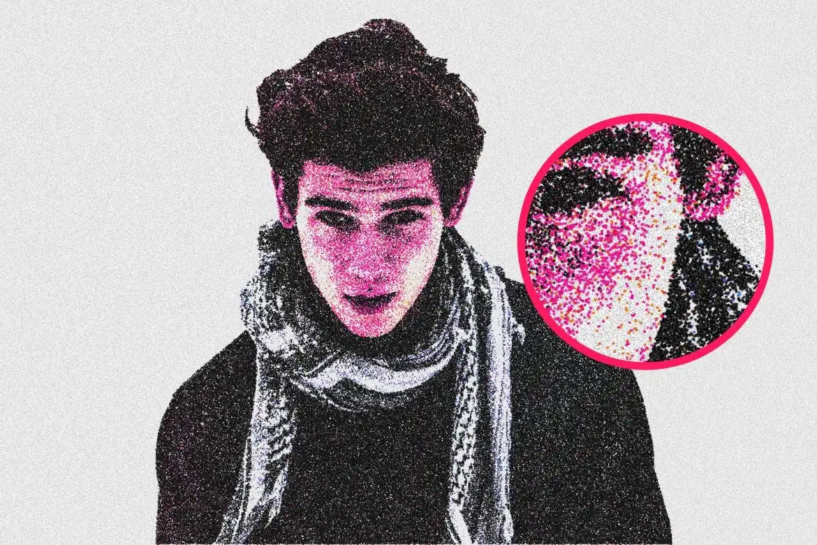 Stipple Illustration Photo Effect