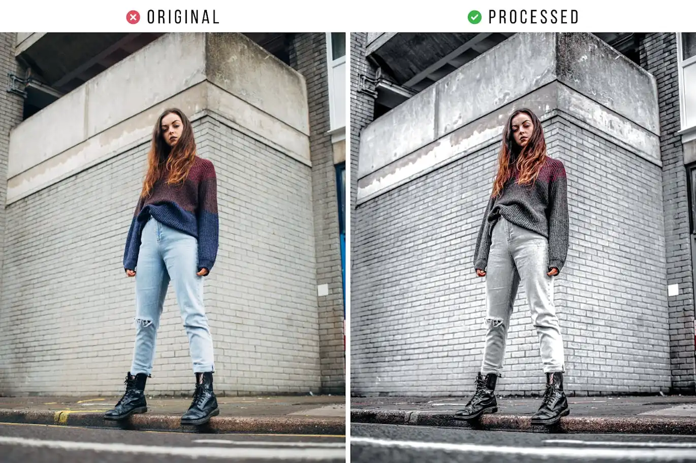 Street Vibes Tones Action & Lightroom Preset 4 street vibes tones action lightroom preset 3
