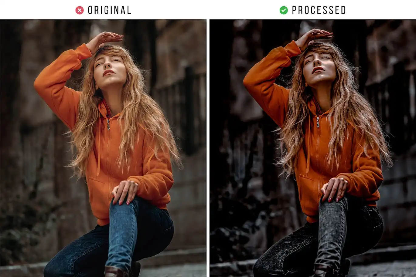 Street Vibes Tones Action & Lightroom Preset