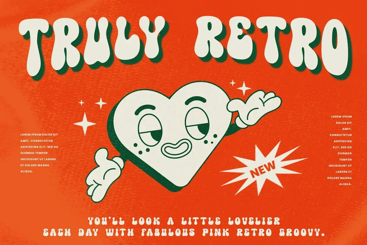 Super Retro-Groovy Retro Typeface