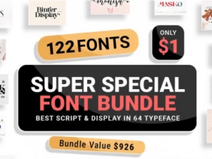 super special font bundle