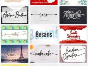 swashy font bundle updated 54 premium fonts worth