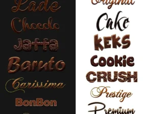 sweet and choco 21 photoshop styles