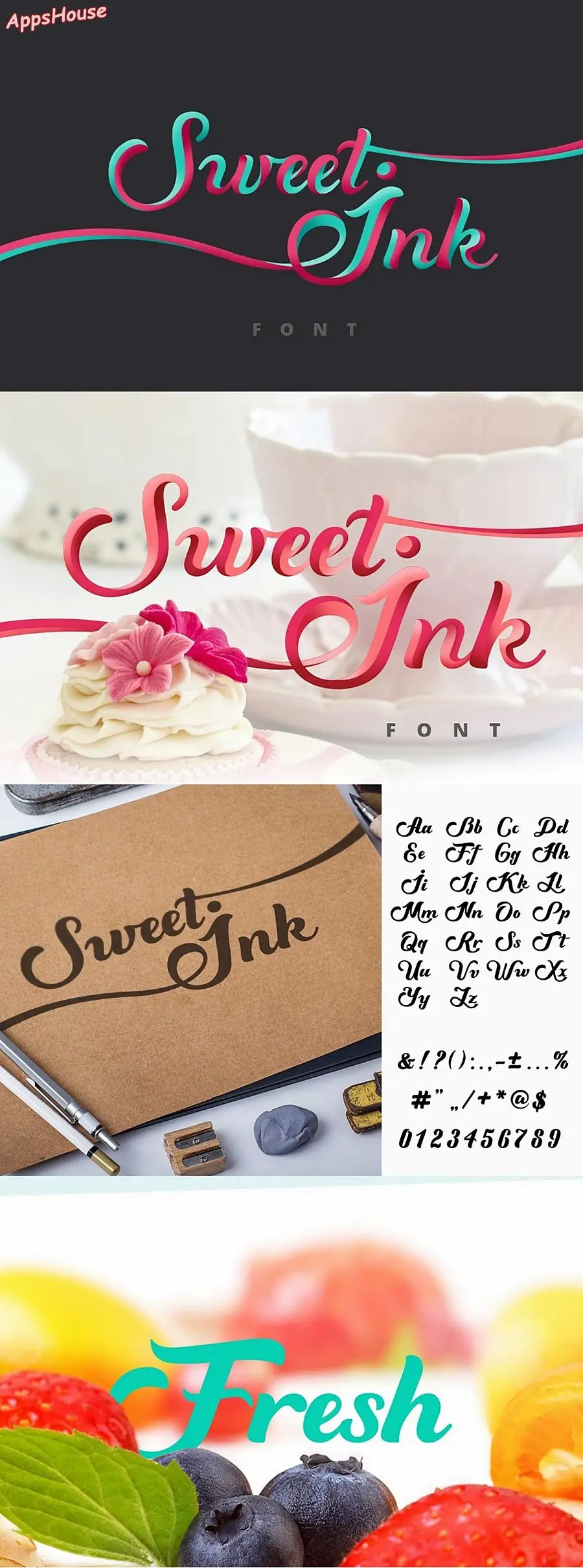 Sweet Ink Calligraphy Beautiful Font
