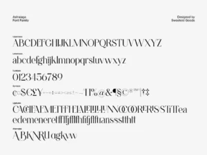 sweetest goods astralaga elegant font family 3