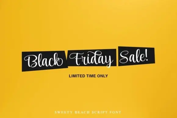 Sweety Beach Script Font 3 sweety beach script font 5