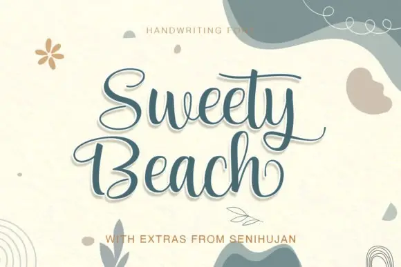 Sweety Beach Script Font 5 sweety beach script font
