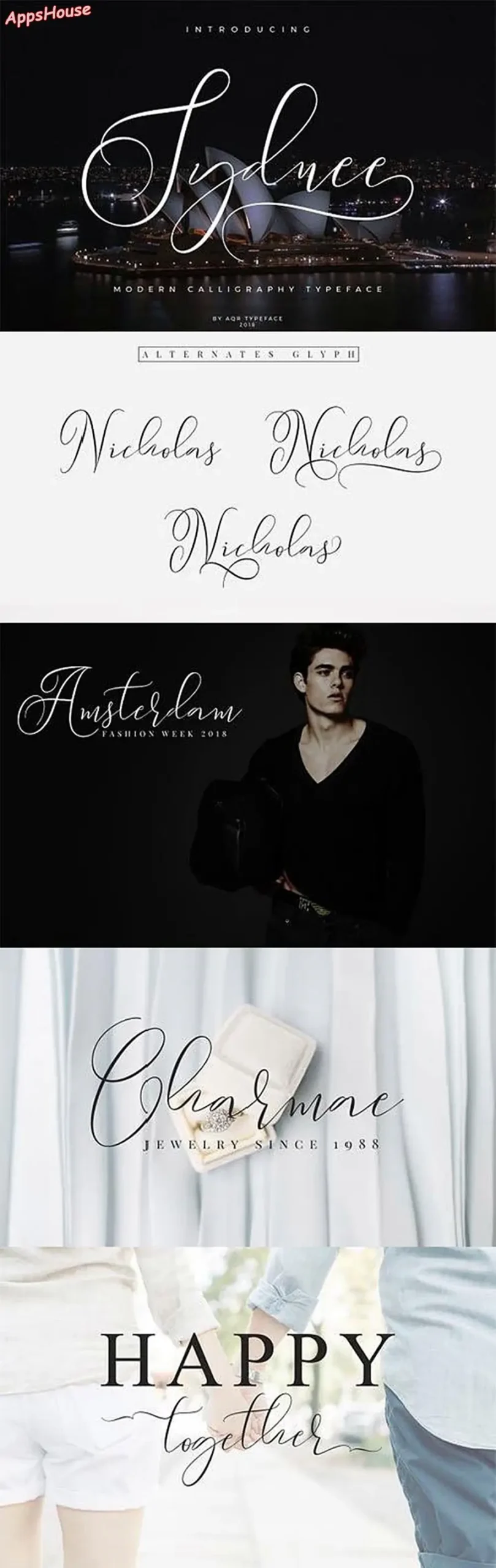 Sydnee Modern Calligraphy Font