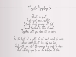 symphony handycrafted font 4