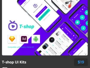 t shop ui kits
