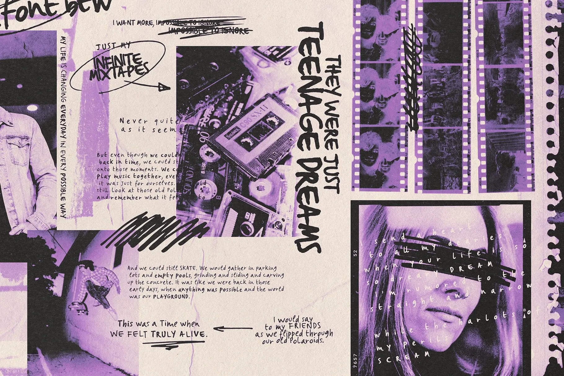 TEENAGE DREAMS FONT 7 teenage dreams font4