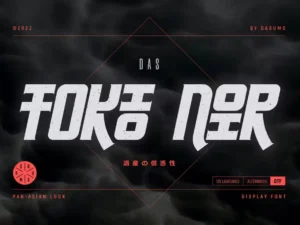 tokio noir font