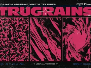 trugrains brutalist vector textures