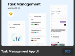 task management app ui 2
