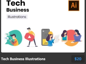tech business illustrations 1
