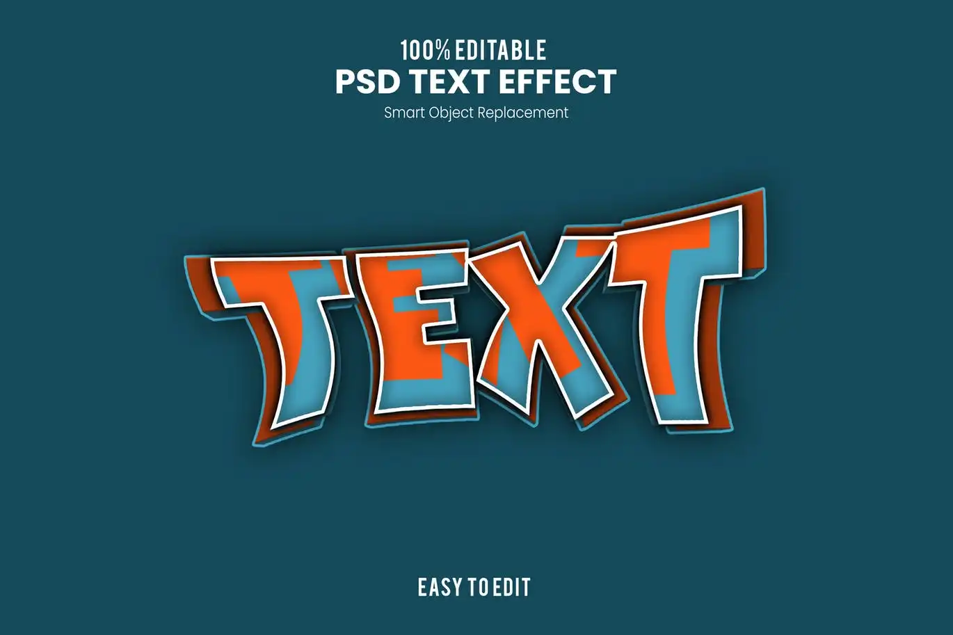 Text-Bold And Fun Distorted Cartoon Text Effect