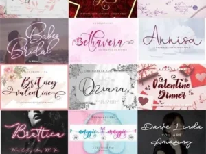 the 69 in 1 spring bundle 100 fonts