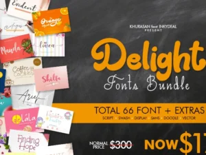 the delight fonts bundle
