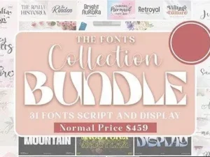 the fonts collection bundle