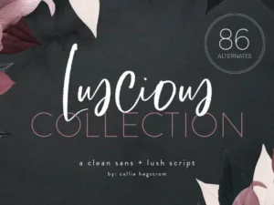 the luscious font collection