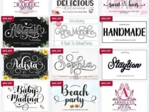 the magnificent font bundle 55 premium fonts