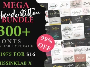 the mega handwritten bundle