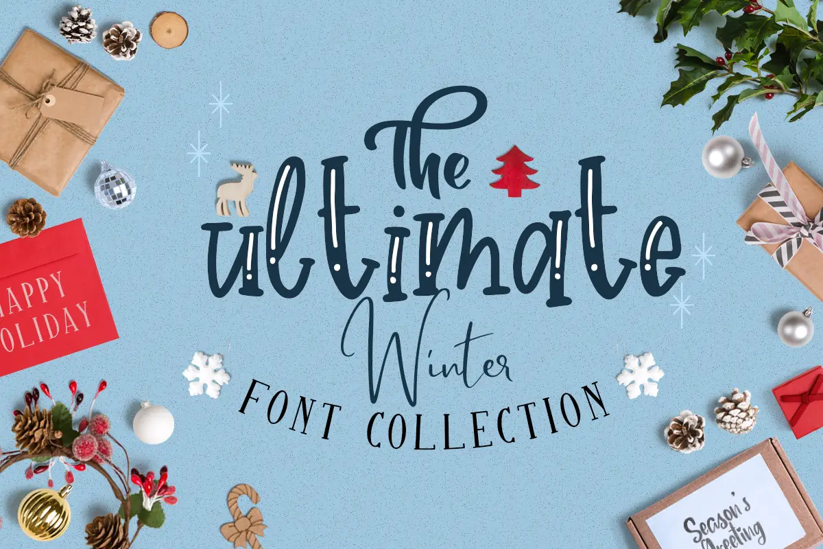 The Ultimate Winter Font Collection