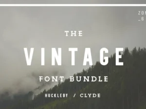 the vintage font bundle 1