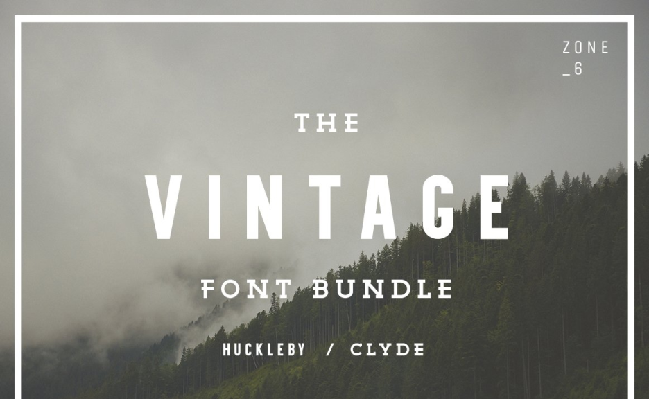 The Vintage Font Bundle 1