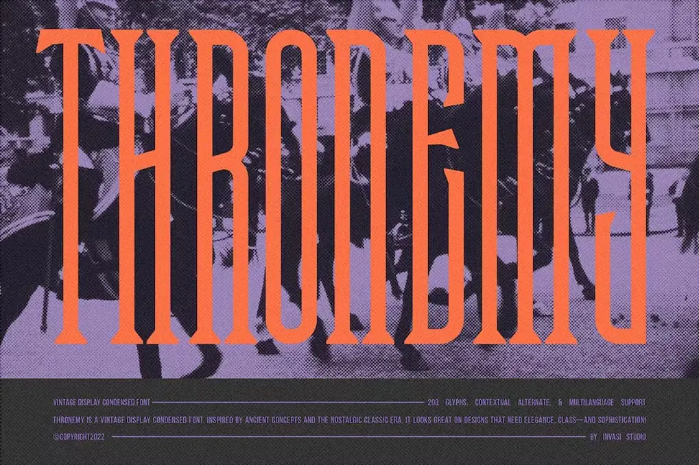 Thronemy-Condensed Serif Display