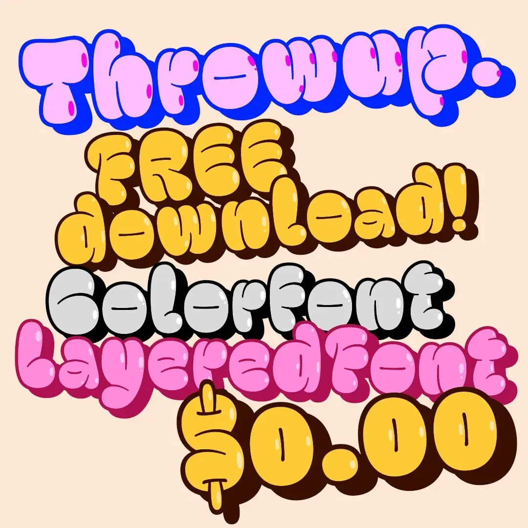 Throwup Font 3 throwup font 3
