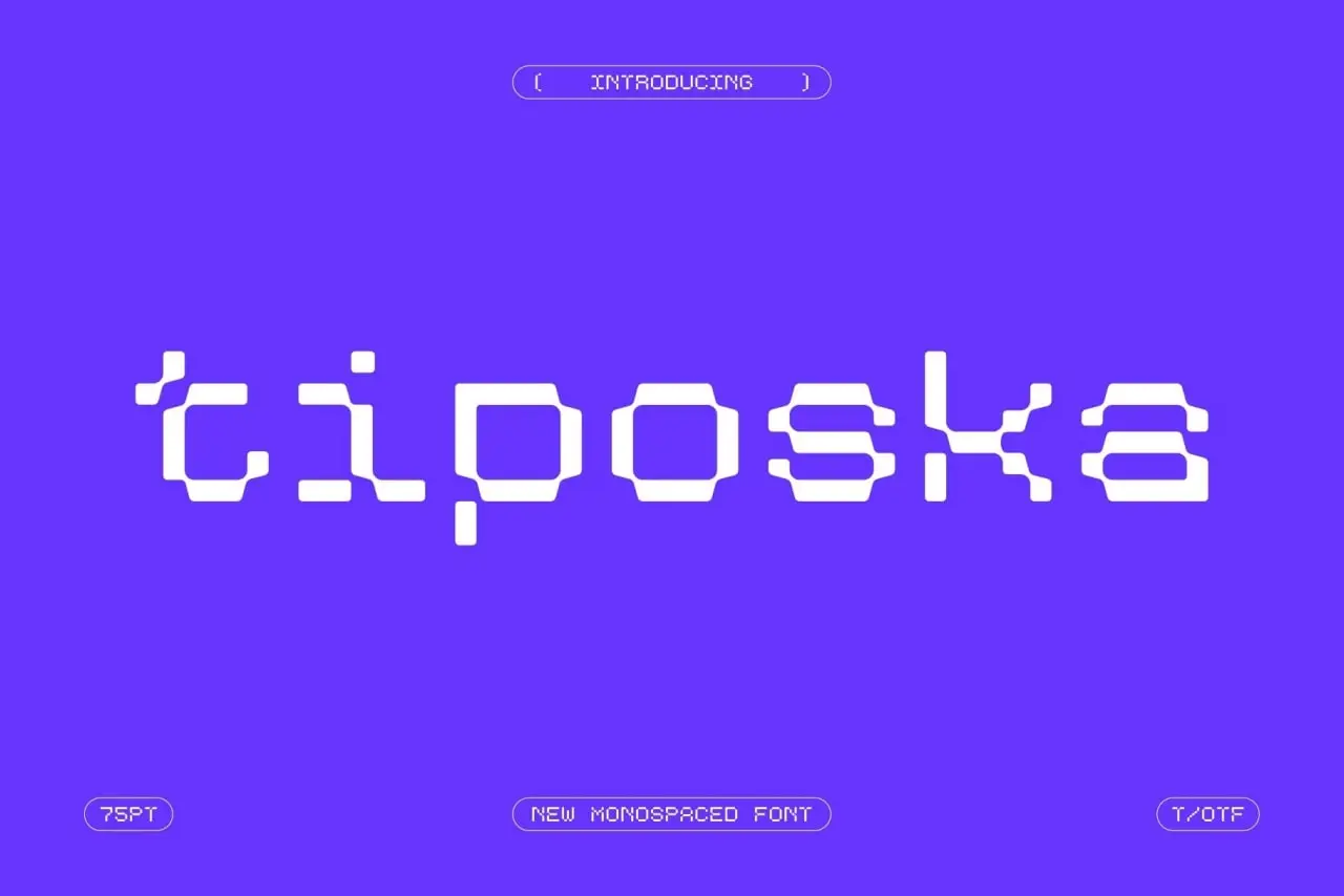 Tiposka Font By Radinal Riki