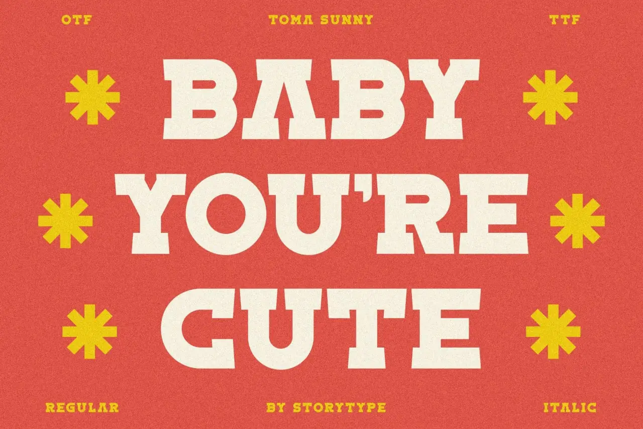 Toma Sunny Font By Storytype Studio