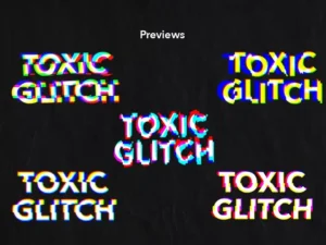 toxic potion glitch effects pack 1