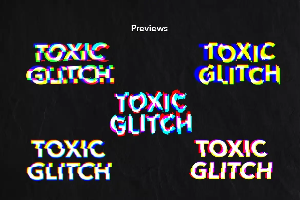 Toxic Potion Glitch Effects Pack