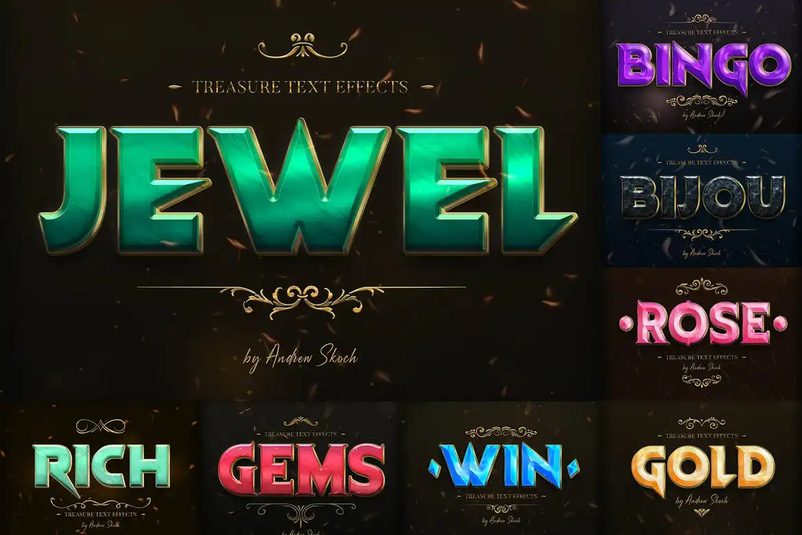 Treasure Text Effects 10 treasure text effects 2