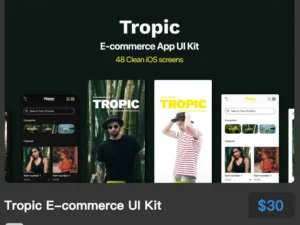 tropic e commerce ui kit