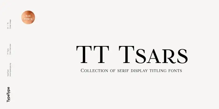 Tt Tsars Font Family (C) Typetype-Extended Latin & Cyrillic 5 tt tsars font family c typetype extended latin cyrillic