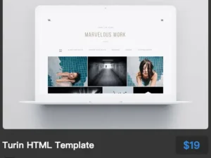turin html template