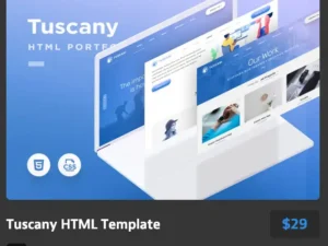 tuscany html template