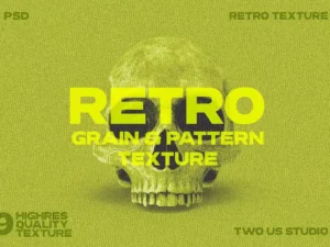 twousstudio retro grain and pattern texture